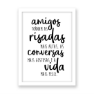 QUADRO EM TECIDO COM CHASSI EM MADEIRA 26X37CM REF-QDB086 REF-0033808