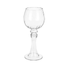 VASO DE VIDRO COM PE DECOR TRANSPARENTE REF-47346-311