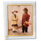 PORTA RETRATO 10X15 VIDRO, PVC E METAL