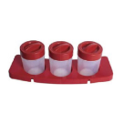 COMBO CONDIMENTO NA BASEC/03 PCS VERMELHO REF-16801