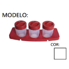 COMBO CONDIMENTO NA BASE C/03 PCS BRANCO REF-16804