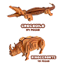 ANIMAIS QUEBRA CABECA 3D REF-131