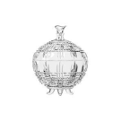 BOMBONIERE DE VIDRO ATHENA 850ML 17,8CM REF-13647 COLORIDO