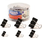 PRENDEDOR DE PAPEL BINDER CLIP 19 MM CX C/ 40 UNID -BRW