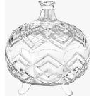 BOMBONIERE DE VIDRO SAMANTHA 390ML 12CM REF-13386