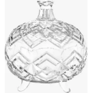 BOMBONIERE DE VIDRO BOHEMIA 12CM REF-13382