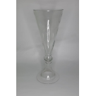 VASO DE VIDRO COM PE DECOR TRANSPARENTE REF-45244-311