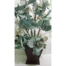 VASO FLOR DE MADEIRA PRA DECORACAO REF-002