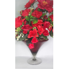 VASO FLOR VIDRO PAR DECORACAO REF-009