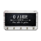 PORTA CHAVES E CARTAS O AMOR ABRE TODAS AS PORTAS REF-CH03