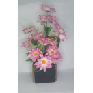 VASO FLOR DE MADEIRA PRA DECORACAO 45CM REF-026