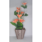 VASO FLOR MADEIRA PRA DECORACAO 53CM REF-028