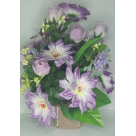 VASO FLOR MADEIRRA PRA DECORACAO 42CM REF-029