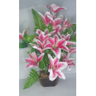 VASO FLOR MADEIRA PRA DECORACAO 47CM REF-032