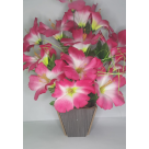 VASO FLOR DE MADEIRA PRA DECORACAO 50CM REF-036