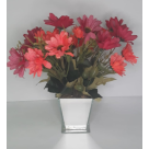 VASO FLOR DE VIDRO PRA DECORACAO 23CM REF-038
