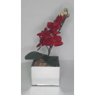 VASO FLOR DE VIDRO PRA DECORACAO 27CM REF-038