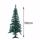 A. ARVORE NATAL 320 TIPS C/ BASE 1,8M PLASTICO REF-69993001