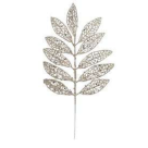 C. FOLHA C/ GLITTER CHAMPANHE 40CM REF-75108005