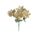 B. BICO PAPAGAIO C/ GLITTER X5 DOURADO 50CM REF-20342002