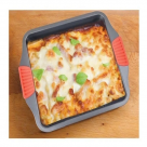 ASSADEIRA ANTI ADERENTE COM PEGADOR DE SILICONE 42X29CM REF-13026