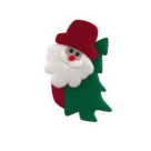 ENFEITE NATAL ARVORE PAPAI NOEL ERMELHO VERDE REF-22189001