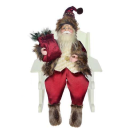 BONECO NATAL PAPAI NOEL SENTADO BORDO DO REF-72766001