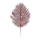 C. FOLHA SAMAMBAIA NATAL C/ GLITTER VERMELHO REF-22046004