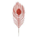 C. PEACOOCK NATAL C/ GLITTER VERMELHO 33CM REF-67817001