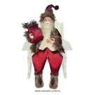 BONECO NATAL PAPAI NOEL EM PE BORDO DOUR REF-72757001