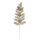 C. NATAL FOLHA C/ GLITTER CHAMPANHE 39CM REF-74726002