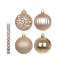 BOLA NATAL DECORADAC/ GLITER C/3 UND P REF-74875002