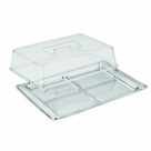 PORTA FRIOS COM PEGADOR INOX TAMPA PLASTICA 27CM REF-CK2844