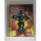 CADERNO 12 MATERIAS 240 FLS X-ROBOTS COD.839