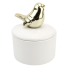 PORTA JOIAS PASSARO A CERAMICA 10X7,5CM REF-CK3069