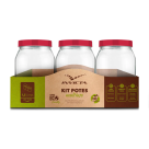 KIT COM 3 POTE 1,3L ECO VERMELHO REF-101997191808