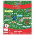 PLACA EVA GLITTER 40X481,6 VERDE NEXEL