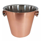 BALDE PARA GELO C/ PEGADOR ROSE 14CM REF-MY0635