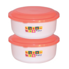 CONJ. POTE REDONDO 2G 1440ML DECORADO REF-1102