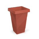 VASO ELEGANCE QUADRADO 16,5L TERRACOTA REF-6870