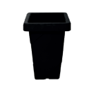 VASO ELEGANCE QUADRADO 16,5L PRETO REF-6869
