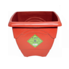 VASO QUADRADO MEDIO 5,5 L TERRACOTA REF-6718
