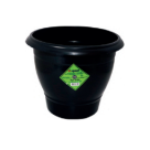 VASO REDONDO MEDIO 5,5L PRETO REF-6702