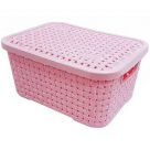 CAIXA RATTHAN 9,5 LTS BABY ROSA COD7441256