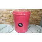 LIXEIRA PEDAL 12 LTRS VERMELHA MIL PLASTIC COD7441046