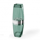 PORTA ESCOVA COM TAMPA PREMIUN VERDE AGUA METALIZADO REF-UZ526-VAMT