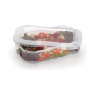 POTE RASO RETANGULAR M. 995ML NATURAL REF- 301.012.001