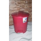 LIXEIRA REDONDA8 LTS C/PEDAL COLLOR REF-397