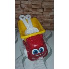 CAMINHAO CAÇAMBA C/ ACESS VERMELHO REF-62601