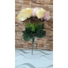 B. ROSA CETIM X12 ROSA AMARELO 32CM REF-42222006